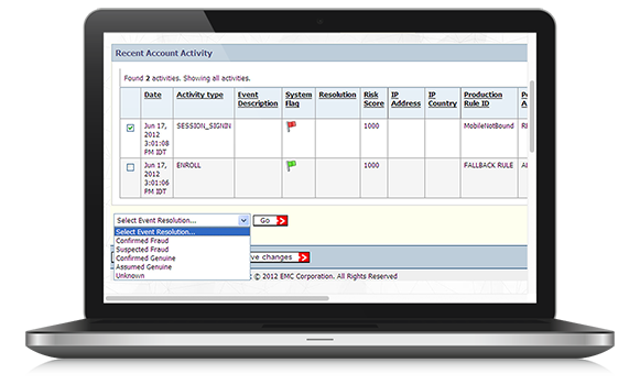 RSA Adaptive Authentication